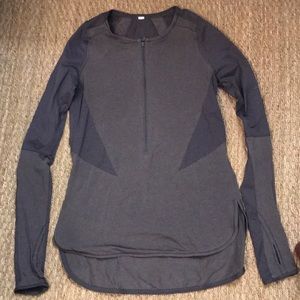 Lululemon half zip long sleeved shirt